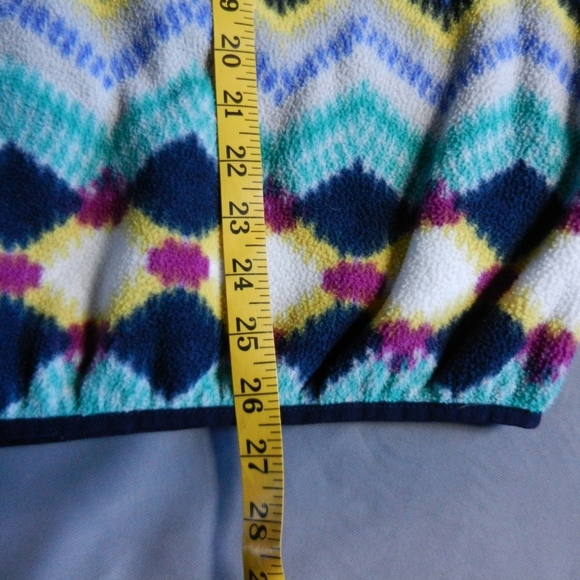 Patagonia Synchilla Sweater Adult Size Medium Blue Geometric Fleece Snap T 25455 - Picture 13 of 15